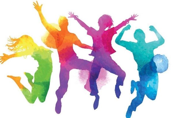 Счастливый человек на белом фоне