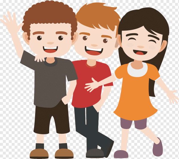 Мальчик и девочка мультяшные