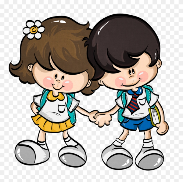 Счастливые дети мультяшные