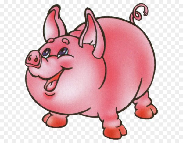 Кабанчик детский рисунок