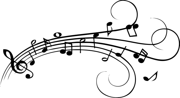 Нотки на прозрачном фоне