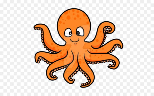 Осьминог мультяшный