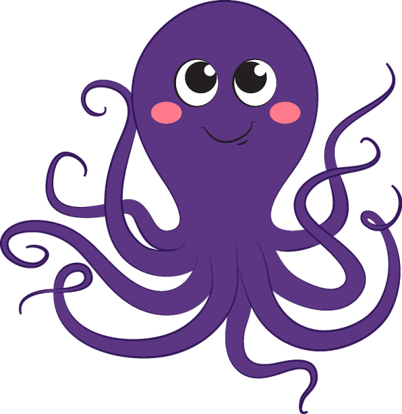 Осьминог клипарт
