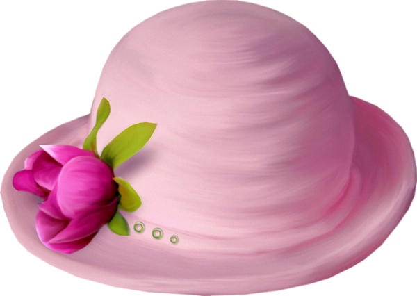 Шляпка на прозрачном фоне