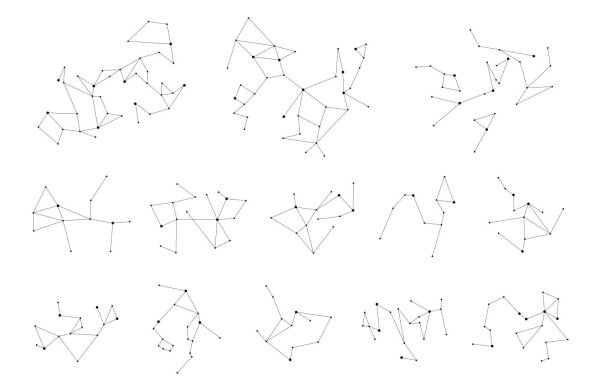 Созвездие векторное изображение