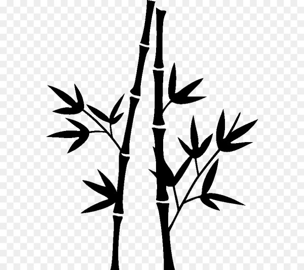 Трафарет бамбук