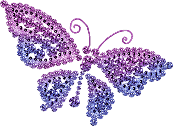 Бисероплетение на прозрачном фоне