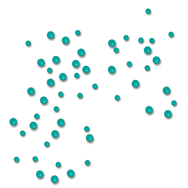 Бисер на прозрачном фоне
