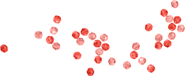 Бисер на прозрачном фоне