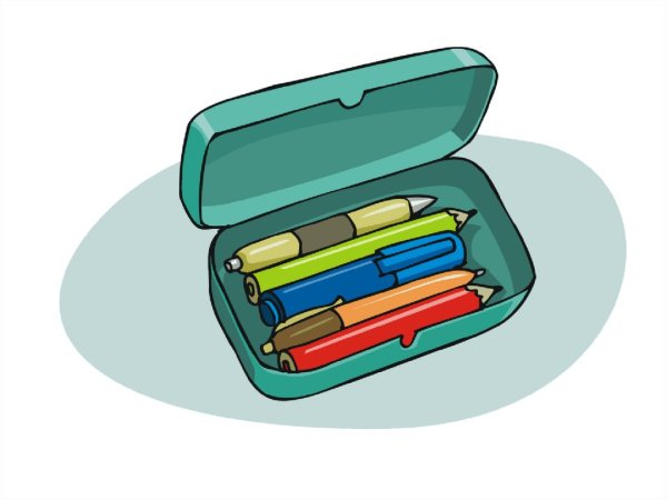 Пенал школьный мультяшный