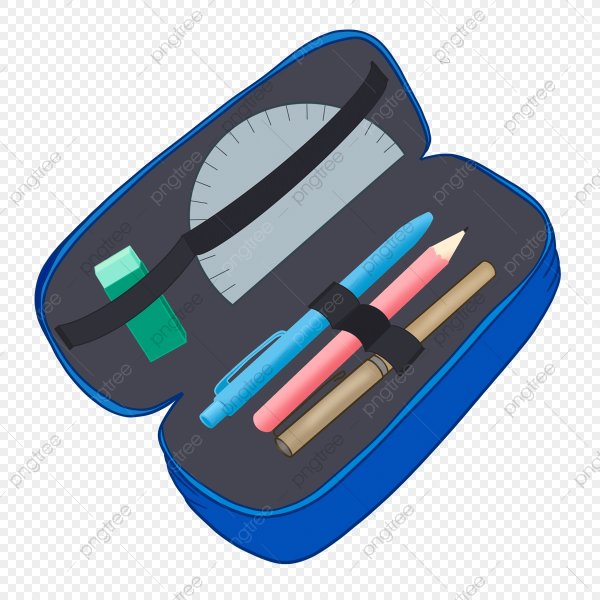 Elephant in the Pencil Case Clipart