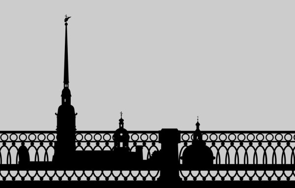 Силуэт Санкт-Петербурга