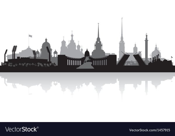 Силуэт Санкт-Петербурга