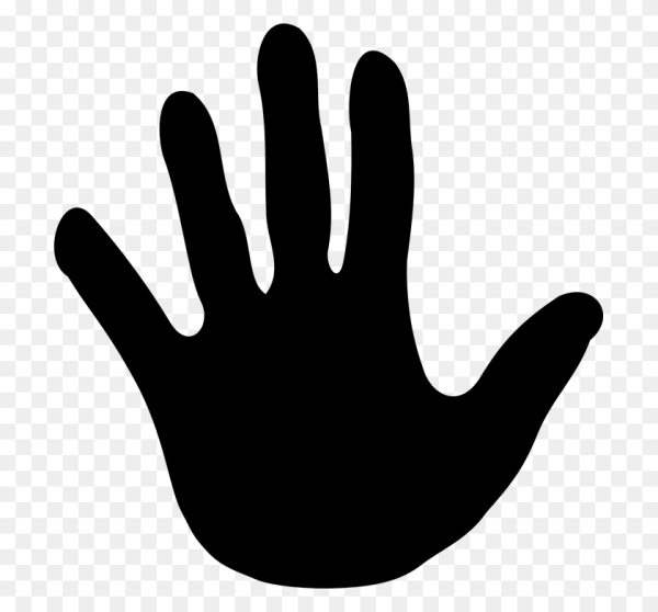 Палец силуэт