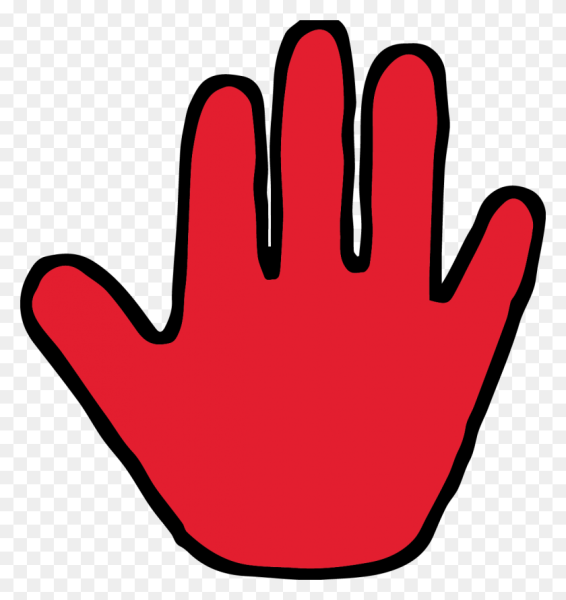 Ладонь мультяшная