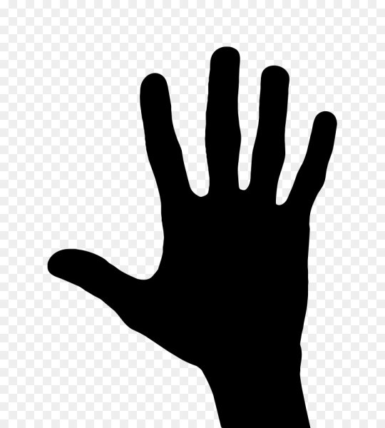 Силуэт руки