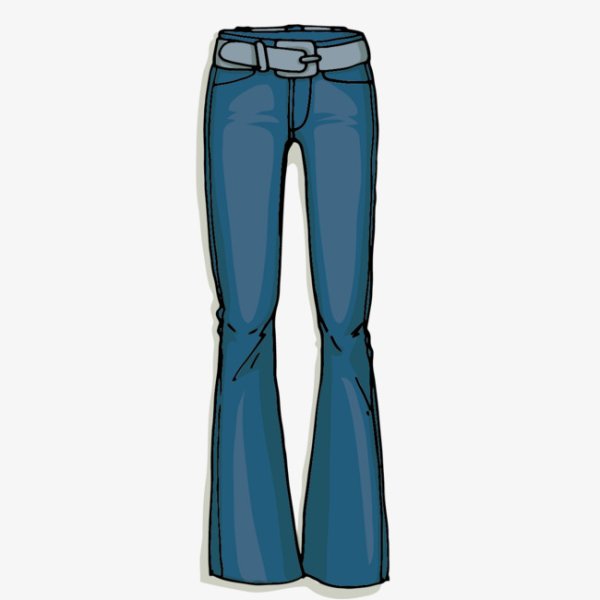 Джинсы мультяшные