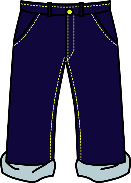 Брюки рисунок для детей