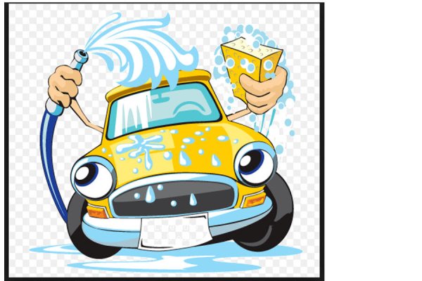 Автомойка иллюстрация