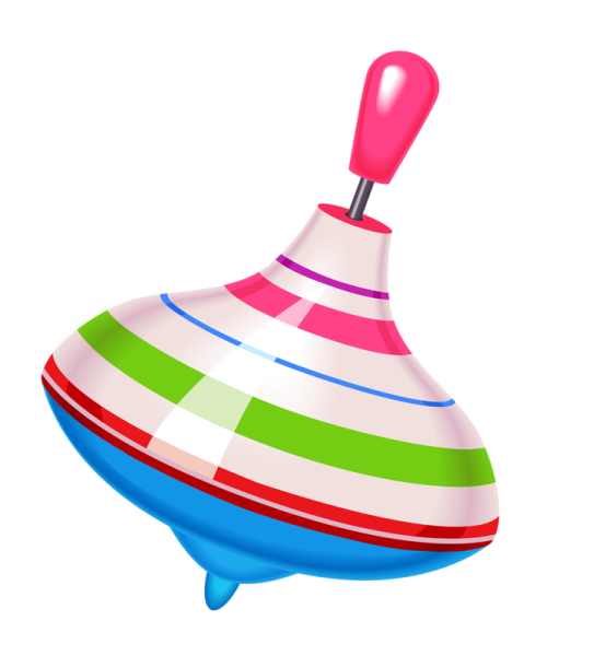 Юла игрушка на прозрачном фоне