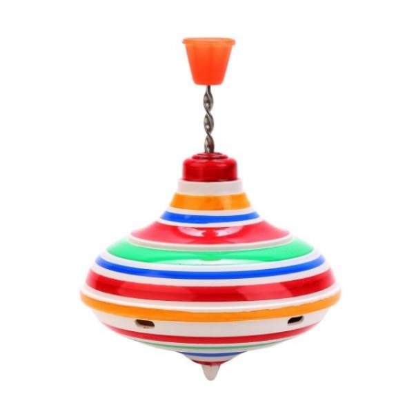 Юла на белом фоне