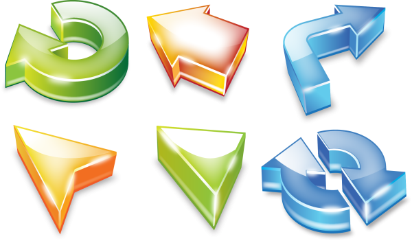 Красивые объемные иконки