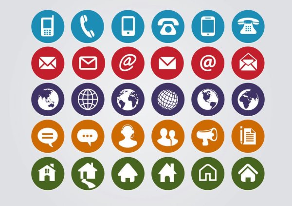 Значки соц сетей