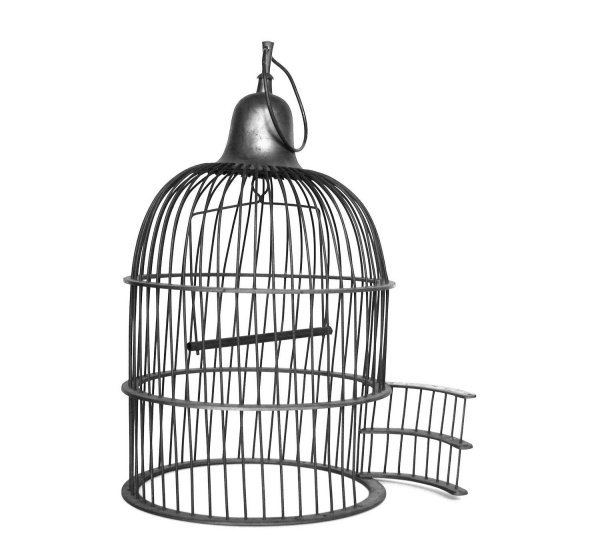 Открытая клетка для птиц