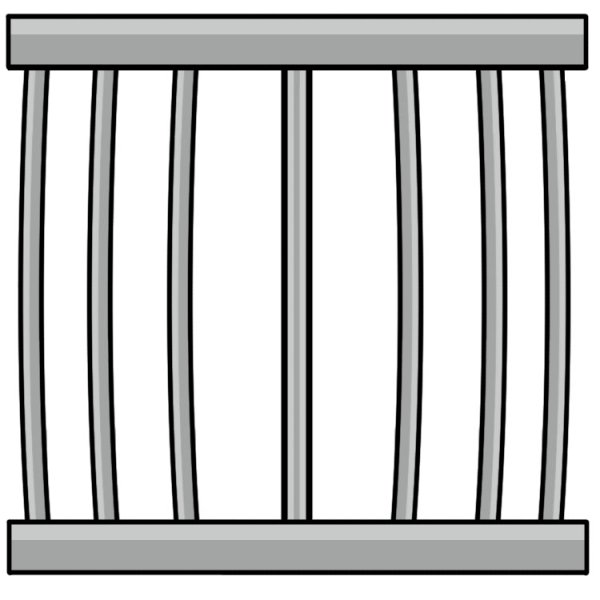 Решетка нарисованная