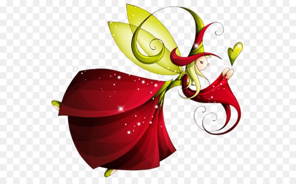 Фея клипарт на прозрачном фоне