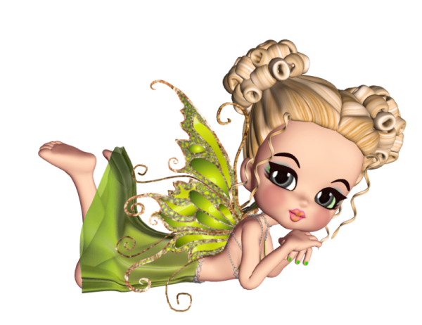 Фея на прозрачном фоне