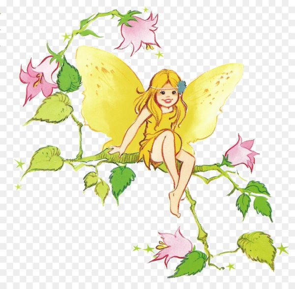 Феечка на прозрачном фоне