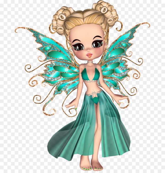Лесная Фея на прозрачном фоне