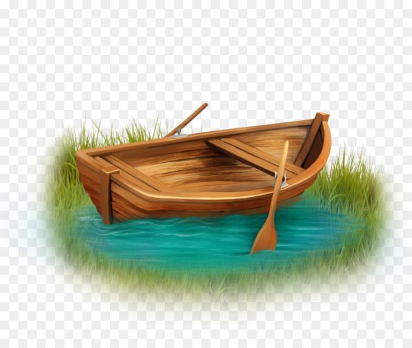 Лодка деревянная для фотошопа