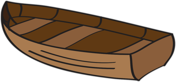 Лодка на белом фоне