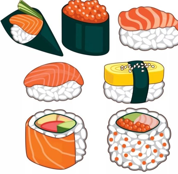 Суши для рисования