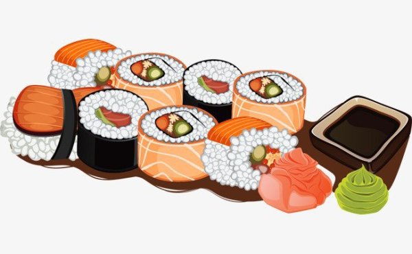 Роллы силуэт