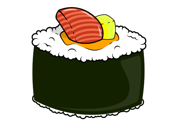 Суши мультяшная