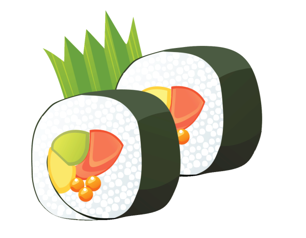 Суши мультяшная