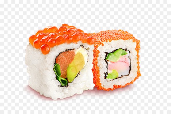 Роллы на белом фоне