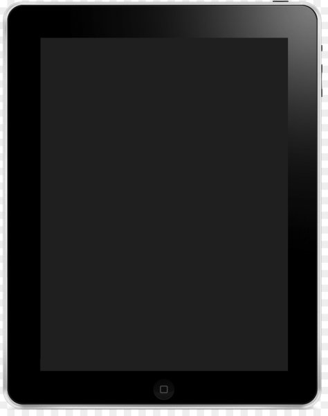 Планшет с черным экраном