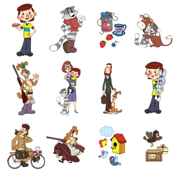 Простоквашино герои