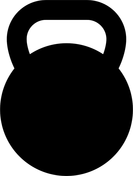 Гиря трафарет