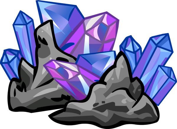 Кристалл мультяшный