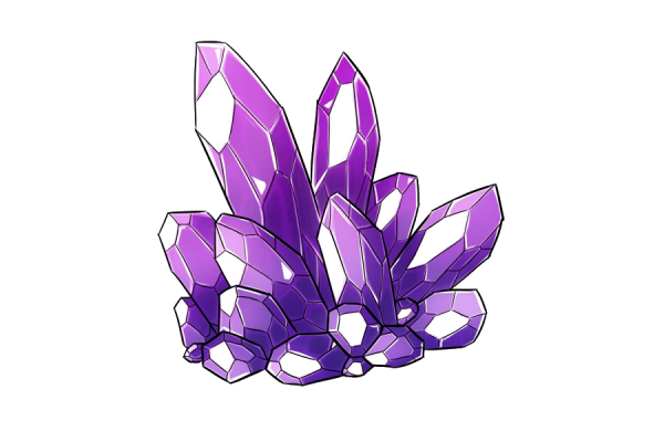 Кристаллы мультяшные