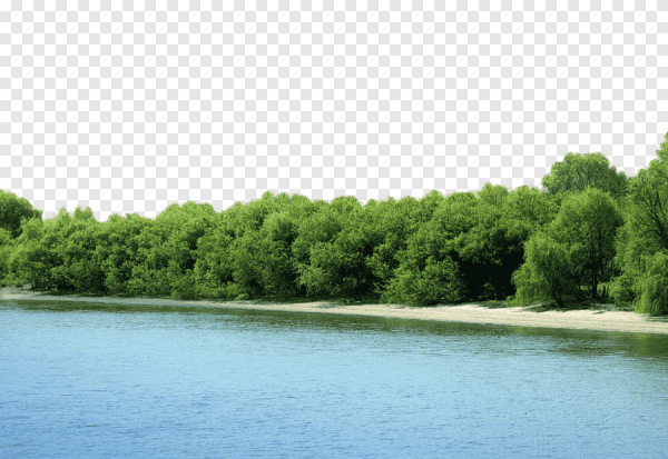 Озеро без фона