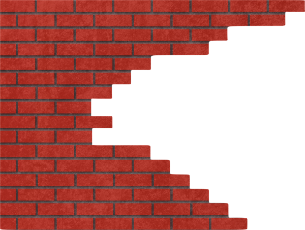 Угол кирпичной стены