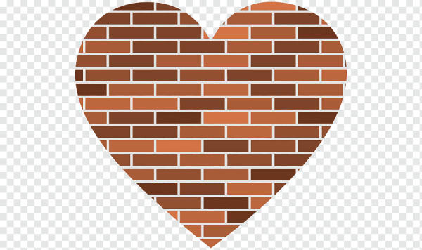 Сердце из кирпичей