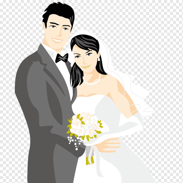 Изображение жениха и невесты