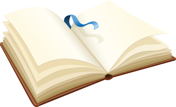 Книги на прозрачном фоне